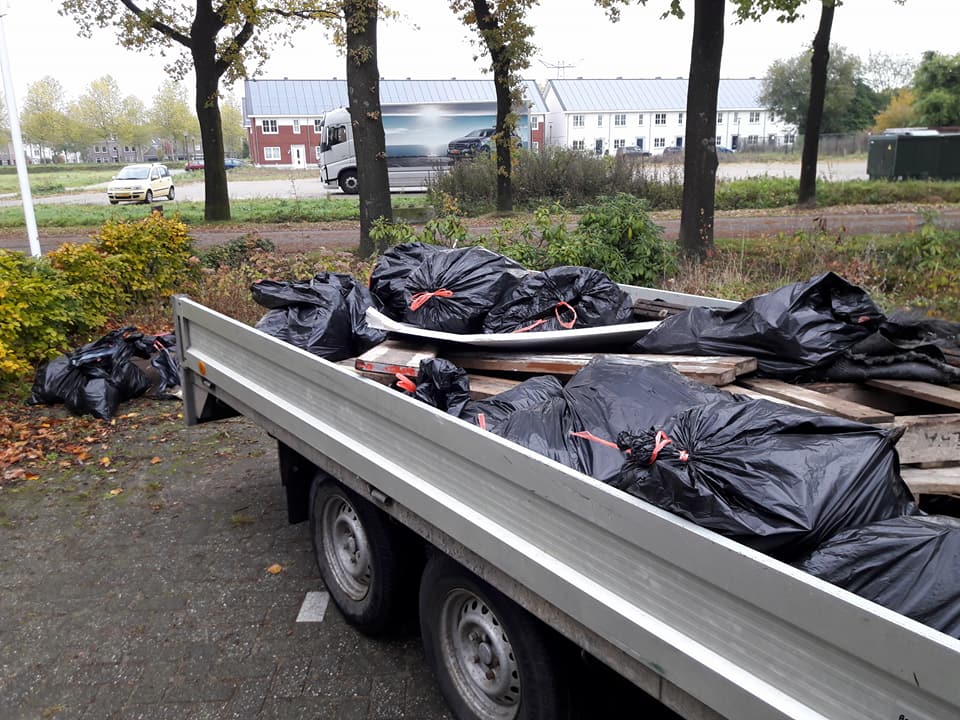 schoonmaakactie Scouting Brandevoort 2018