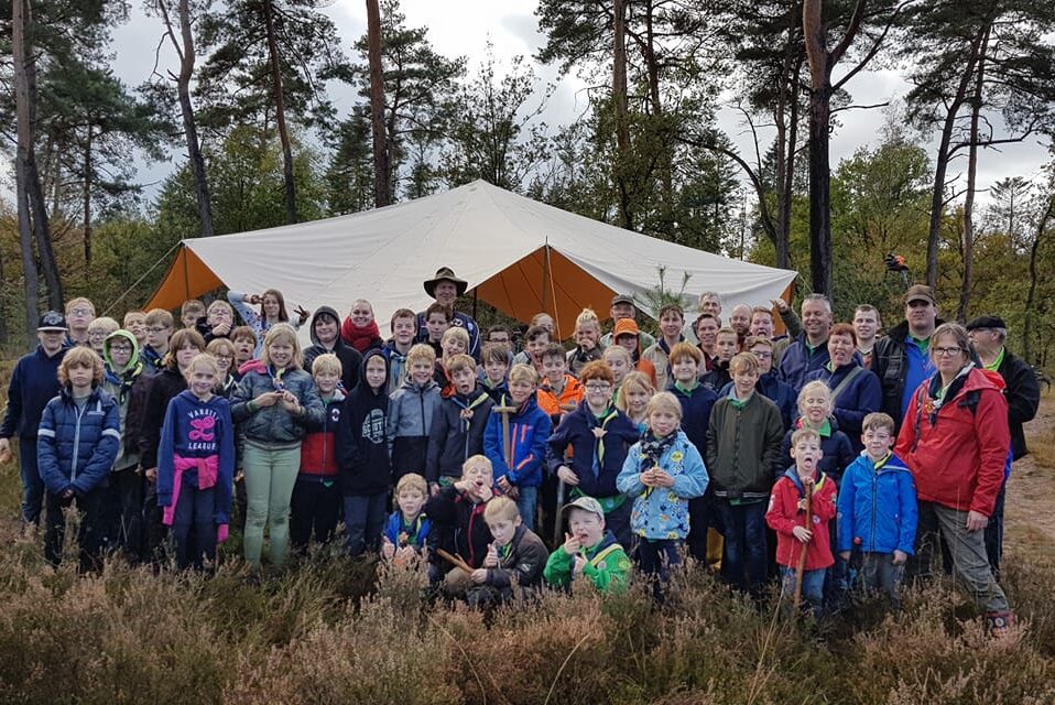 Scouting Brandevoort steunt IVN Helmond tijdens de natuurwerkdag 2019